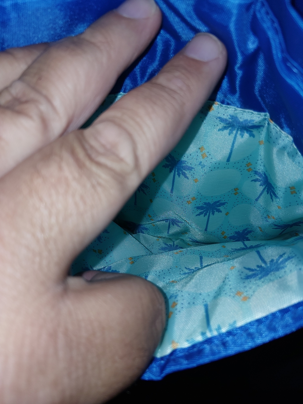 lug Blue Quilted Crossbody Bag - Picture 5 of 6